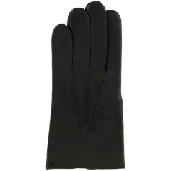 Homme Maison Fabre Gants en Cuir de Cerf Daniel noirs