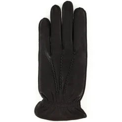 Hot Maison Fabre Gants en Cuir de Cerf doublure Laine Craig bruns