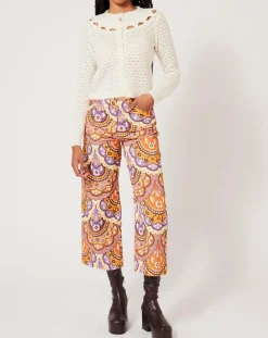 Femme Manoush Gilet ajouré Pointelle écru