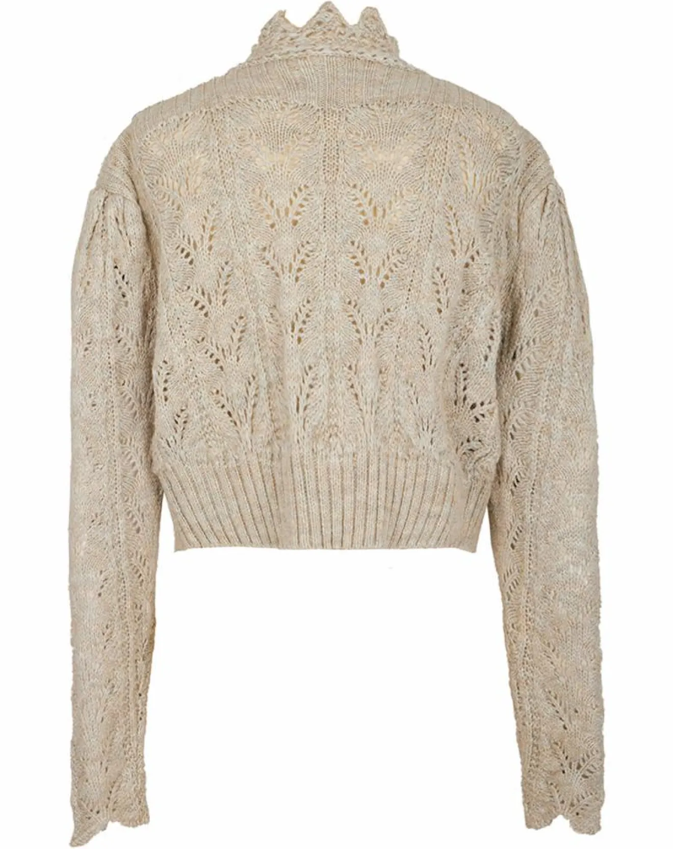 New Manoush Gilet ajouré Vintage beige