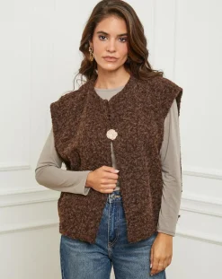 Femme L'Armoire de Suzette Gilet Alice choco
