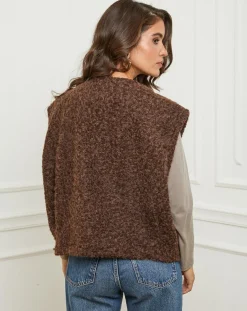 Femme L'Armoire de Suzette Gilet Alice choco