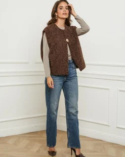 Femme L'Armoire de Suzette Gilet Alice choco