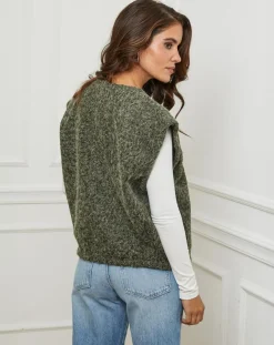 Femme L'Armoire de Suzette Gilet Alice kaki