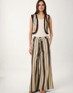 Discount Manoush Gilet Beldi stripes