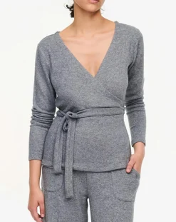 Hot Passionata Gilet cache-coeur Kai gris chiné