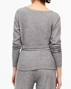 Hot Passionata Gilet cache-coeur Kai gris chiné