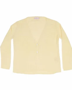 Femme Cuisse de Grenouille Gilet Casta jaune