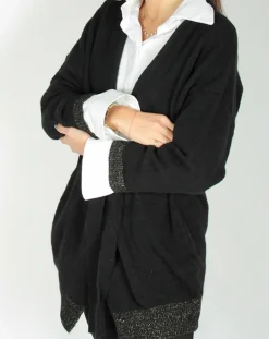 Hot Lauren Vidal Gilet ceinturé Ciara noir