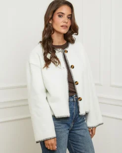 Hot L'Armoire de Suzette Gilet Clara écru