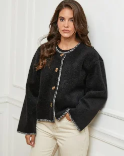 Best L'Armoire de Suzette Gilet Clara noir