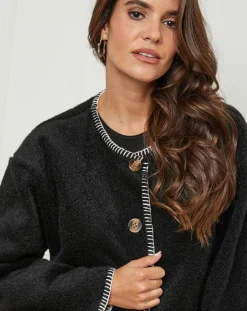 Best L'Armoire de Suzette Gilet Clara noir