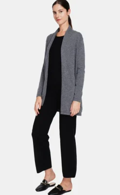 Femme C&Jo Gilet col châle loup