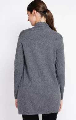 Femme C&Jo Gilet col châle loup