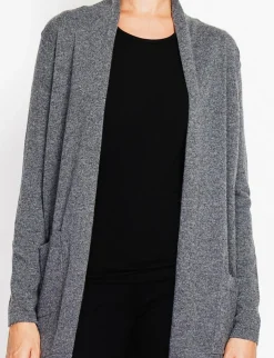 Femme C&Jo Gilet col châle loup