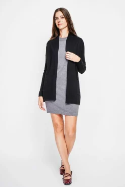 Femme C&Jo Gilet col châle noire