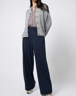 Online Esprit Gilet court en Maille mélangée dentelle gris moyen