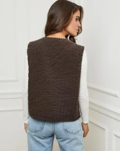 Femme L'Armoire de Suzette Gilet Diane choco
