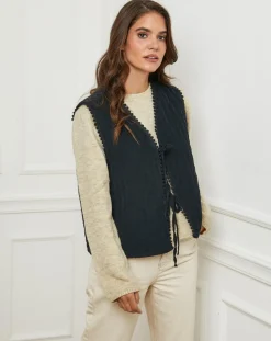 Online L'Armoire de Suzette Gilet Diane noir