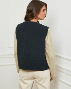 Online L'Armoire de Suzette Gilet Diane noir