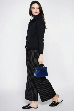 Outlet C&Jo Gilet double col noir