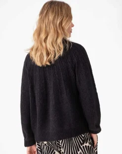 New Indies Gilet en Alpaga & Laine mélangés Elise noir