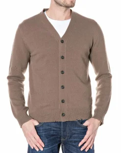 Homme Replay Gilet en Laine mélangée Tailored marron clair