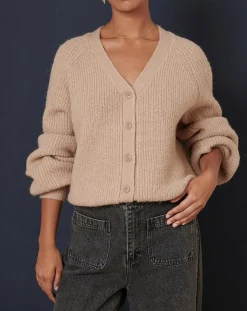 New Garance Paris Gilet en Laine mélangée Tibet beige