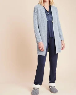 Sale Le Chat Gilet Essentiel bleu