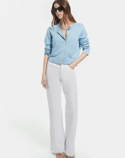 Discount Zapa Gilet Gwendoline bleu ciel