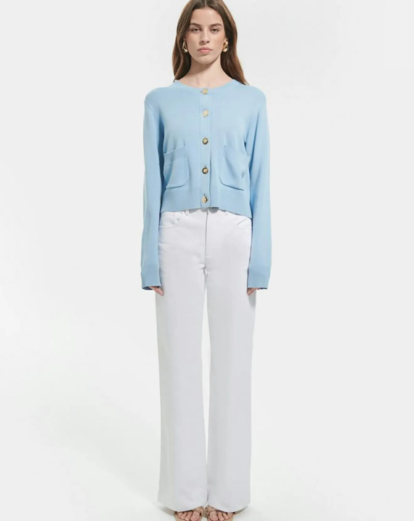 Discount Zapa Gilet Gwendoline bleu ciel