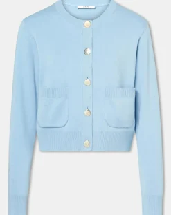 Discount Zapa Gilet Gwendoline bleu ciel