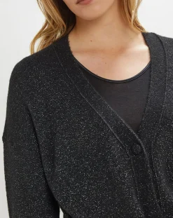 Best Stella Forest Gilet Hannae en Maille mélangée noir