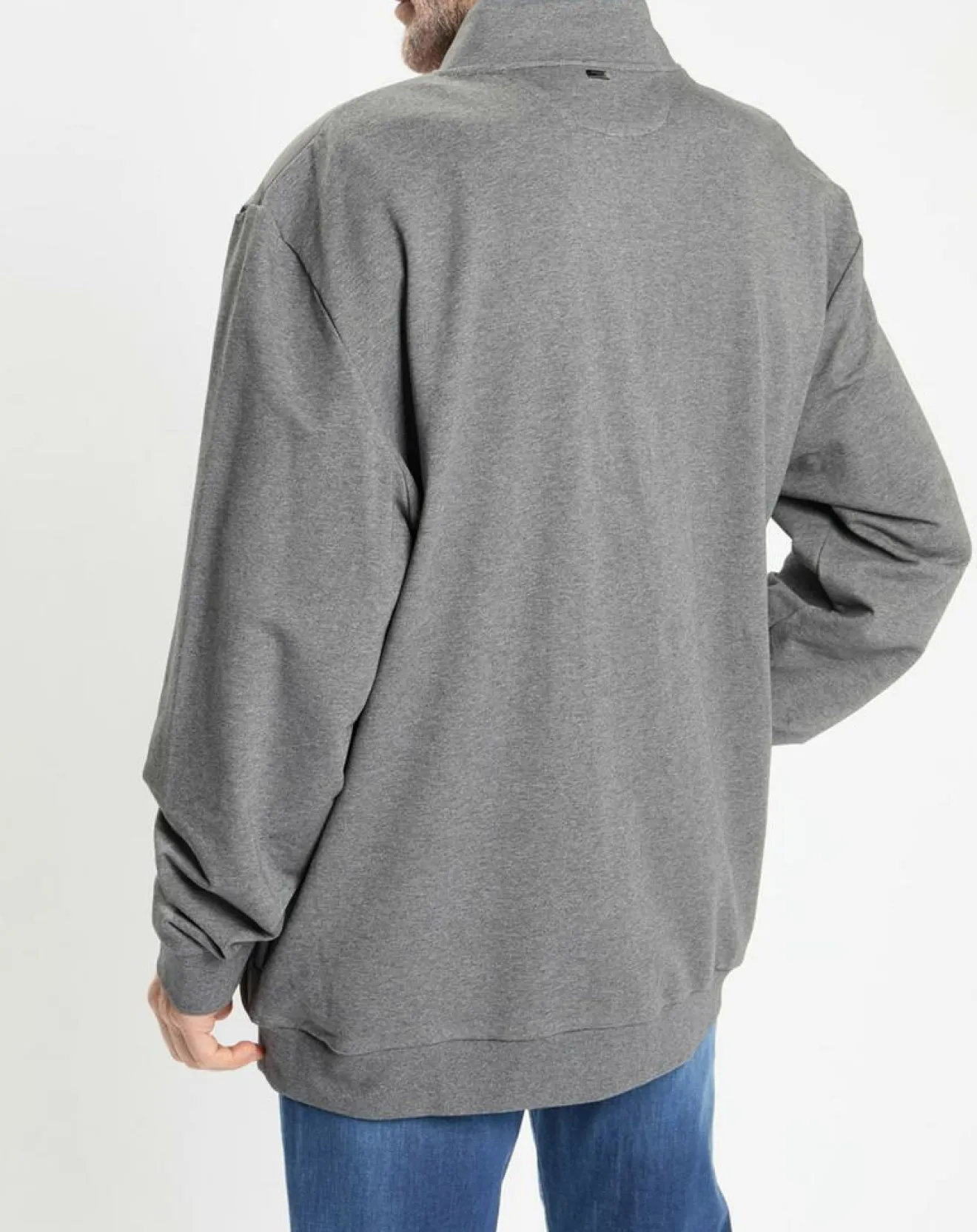 Online Hackett London Gilet Hybride bimatière gris foncé