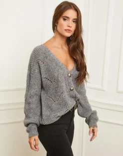 Femme Alice & Charlotte Gilet Laura anthracite