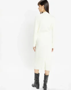 Hot Zapa Gilet long Galia écru