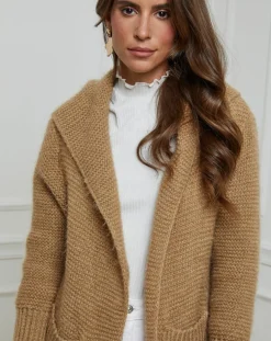 New Alice & Charlotte Gilet Lucie camel