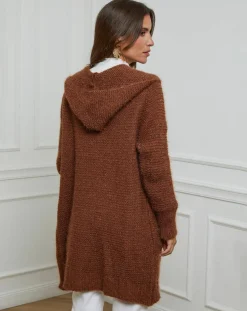 Femme Alice & Charlotte Gilet Lucie tabac