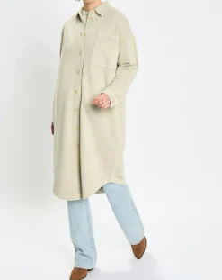 Femme Marc O'Polo Gilet Maxi beige