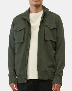 New Marc O'Polo Gilet Militaire kaki