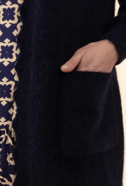 Femme Bleu Blanc Rouge Gilet Nola bleu