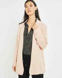 Discount Lauren Vidal Gilet Plume rose pâle