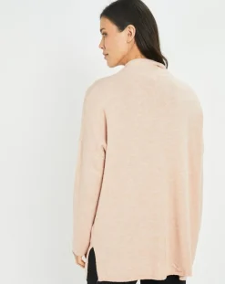 Discount Lauren Vidal Gilet Plume rose pâle