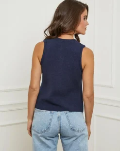 L'Armoire de Suzette Gilet Romy marine