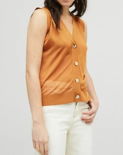 Sale Chloé Stora Gilet Tatiana doré