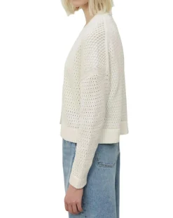 Best Marc O'Polo Gilet Tube Maille Ajourée blanc