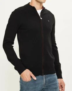 Homme Kaporal 5 Gilet zippé Dinar noir