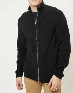 Homme Marc O'Polo Gilet zippé noir