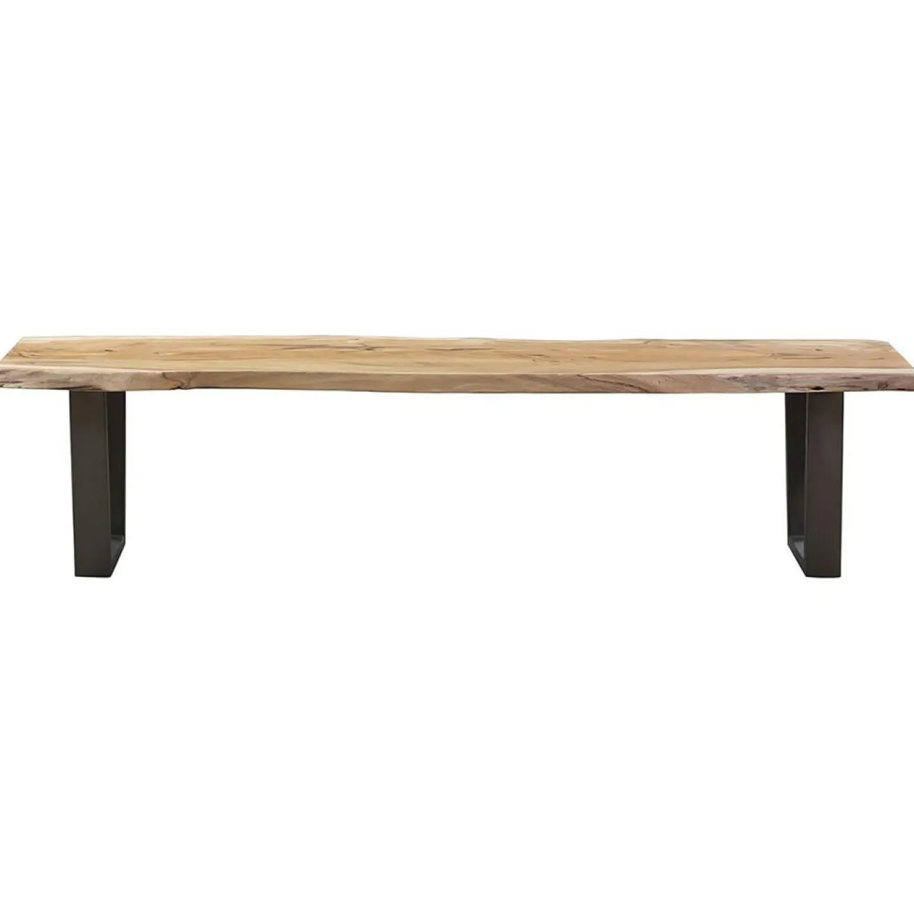 Bois & Chiffons Grand banc bois acacia forest brut - 190x36x46 cm