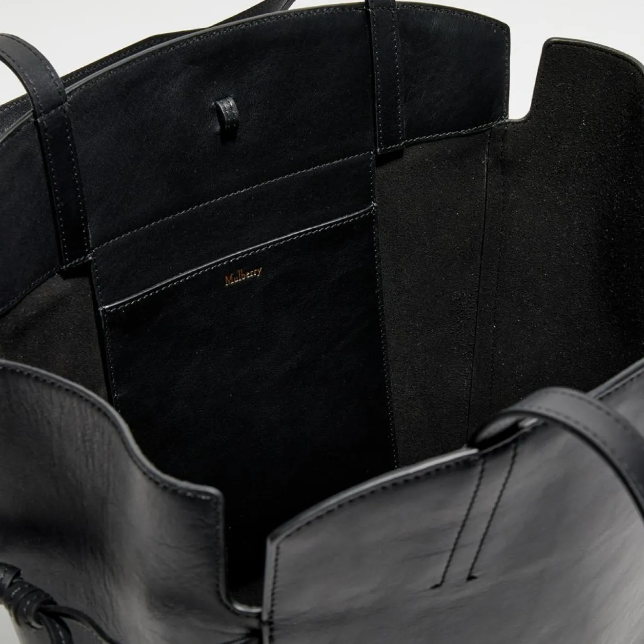 Femme Mulberry Grand sac cabas en Cuir Clovelly noir - 50x40x16 cm